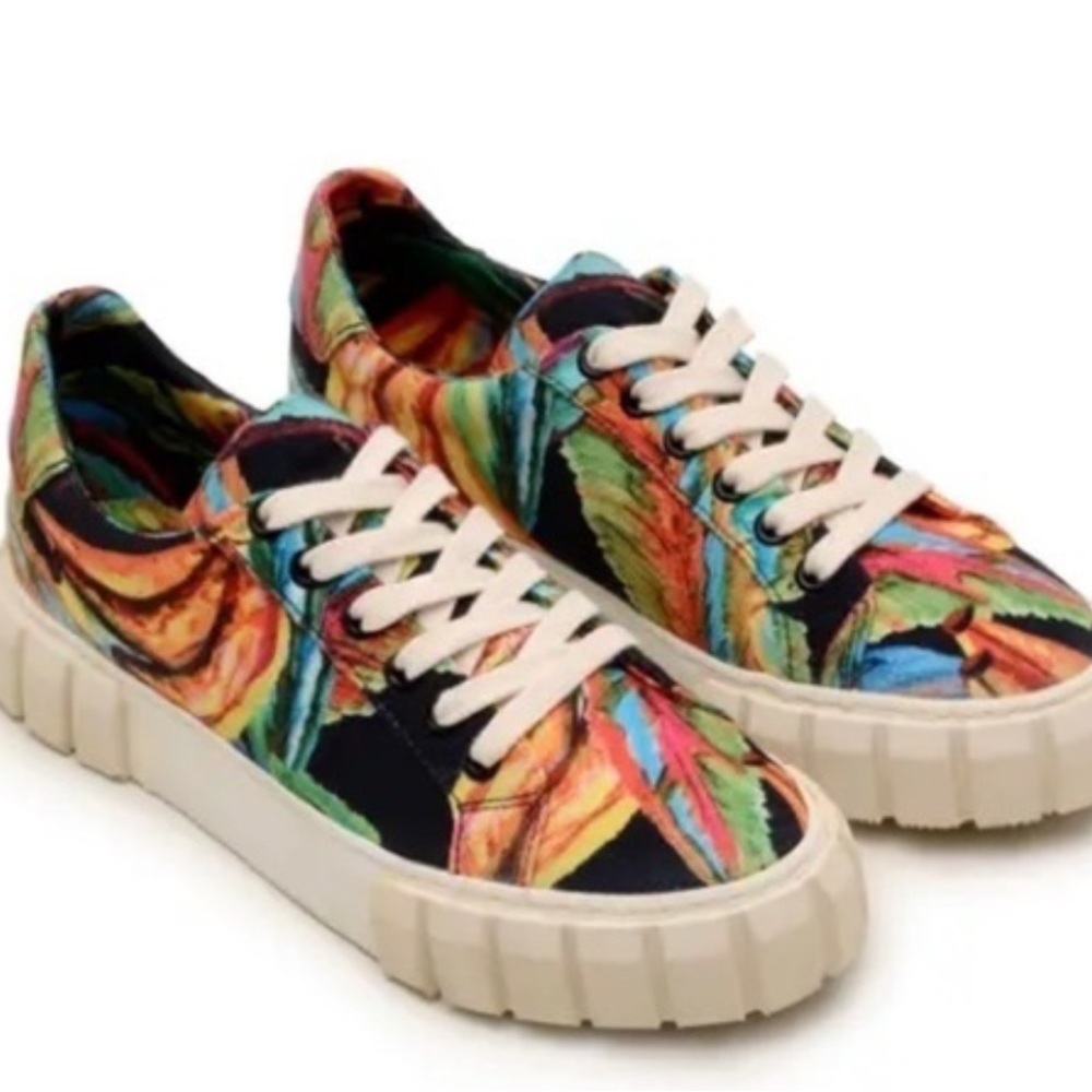 FARM Rio Black Banana Platform Sneakers